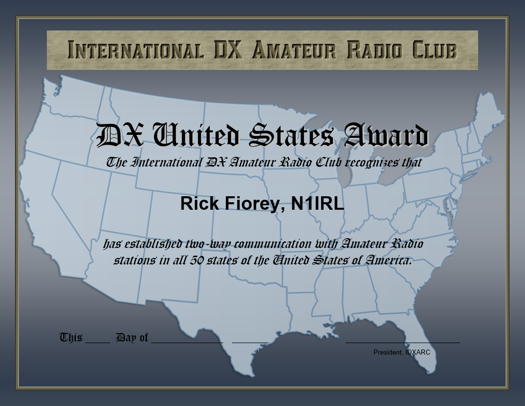 DX United States Award